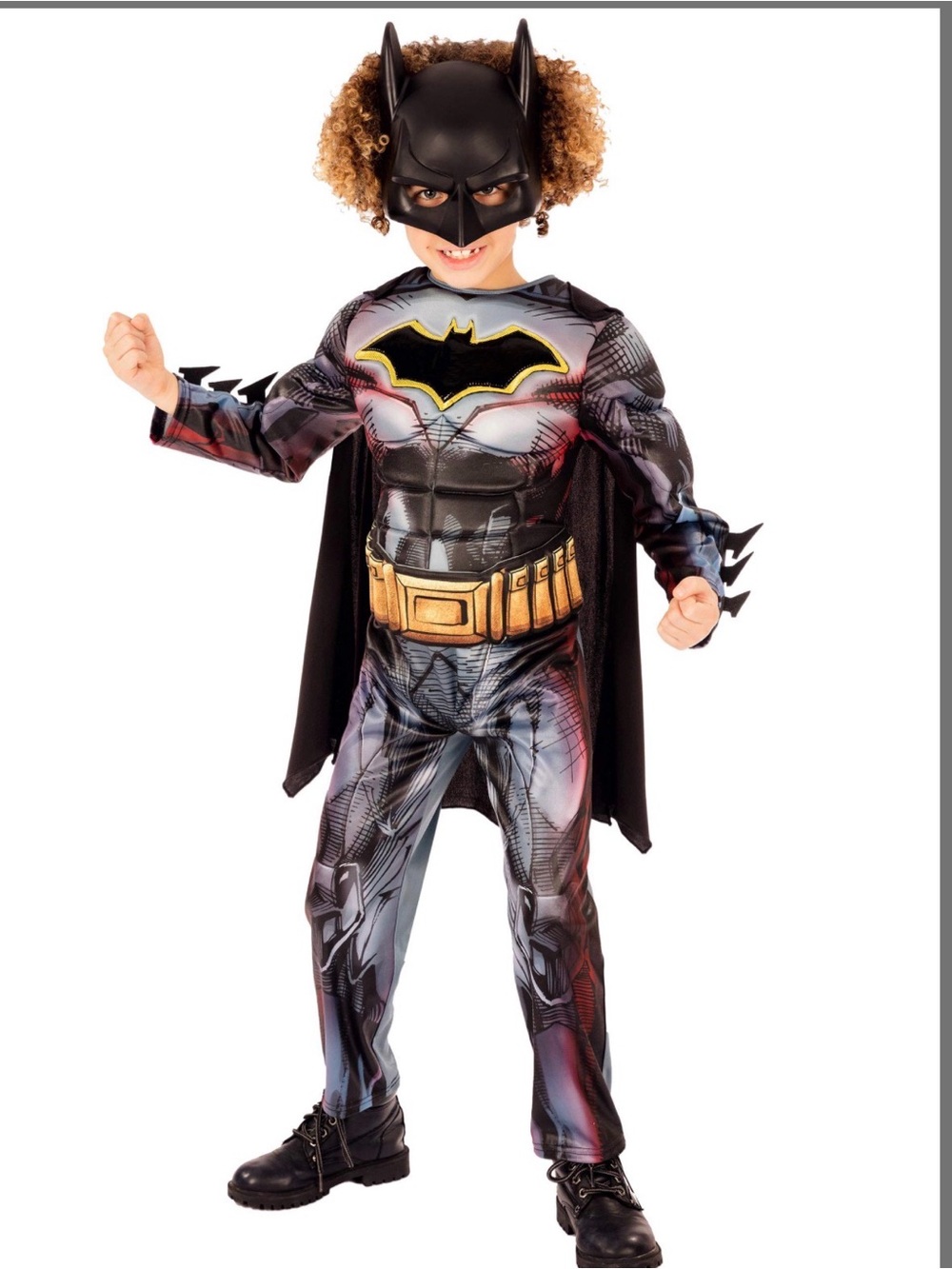 Batman DC Comics Boys Dress Up Costume used - in good condition-  no belt used